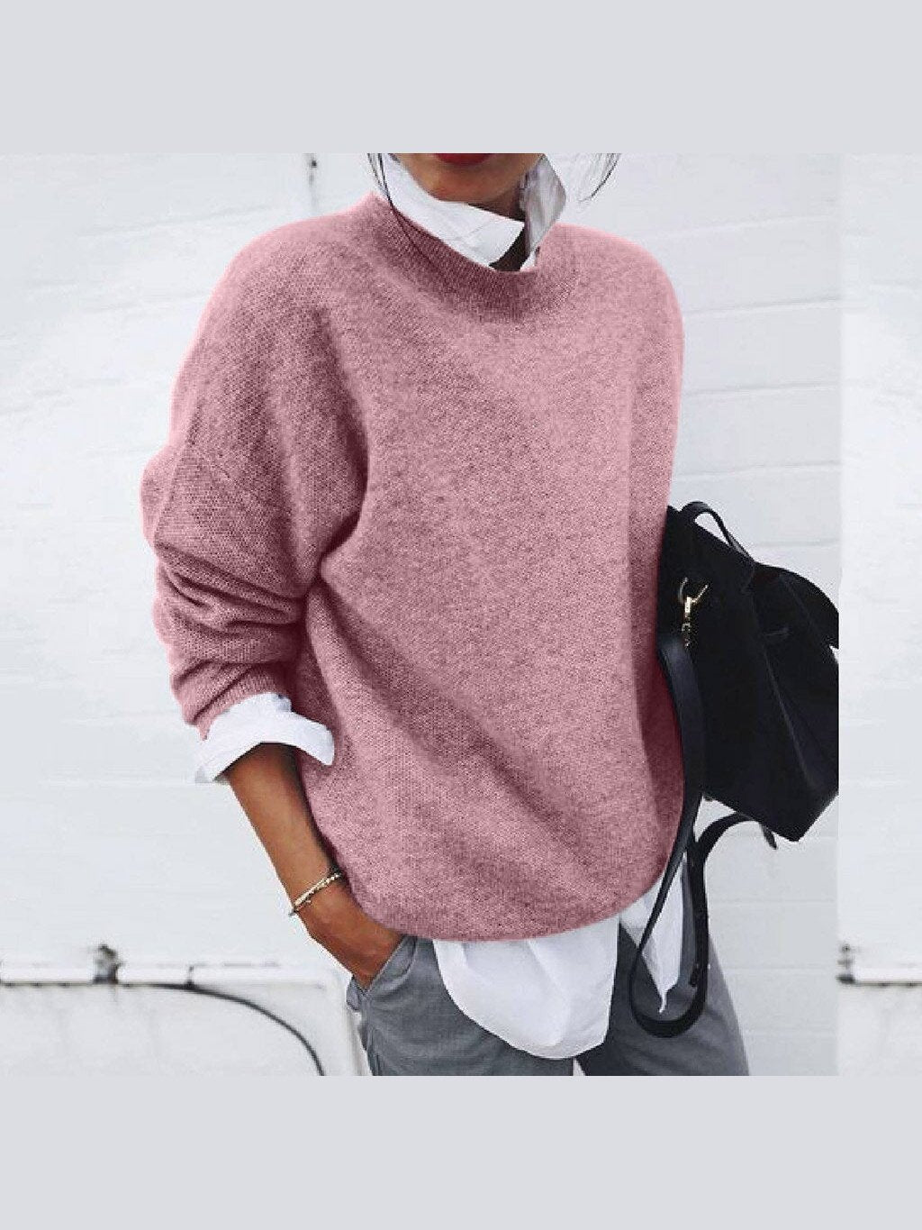 Klassisk Sweater i Uld