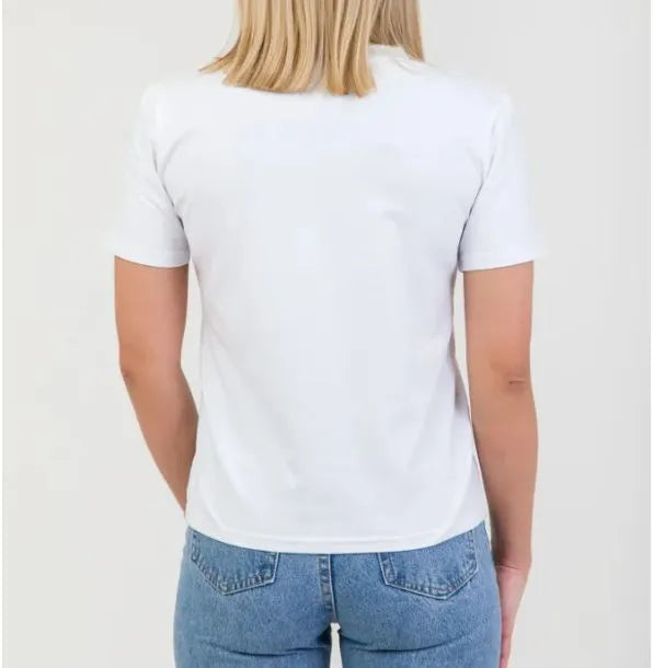 Afslappet T-shirt med Grafisk Print
