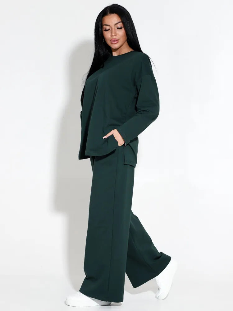 Minimalistisk Tracksuit Sæt - Klassisk og Komfortabel