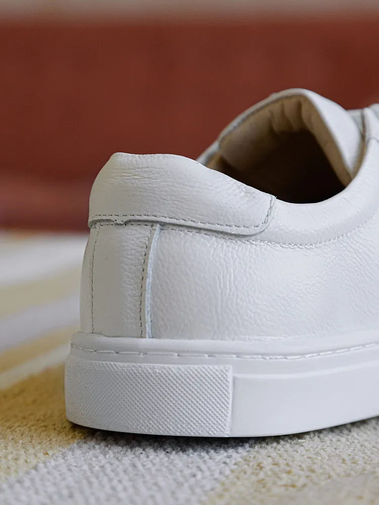 Klassiske Lave Lædersneakers