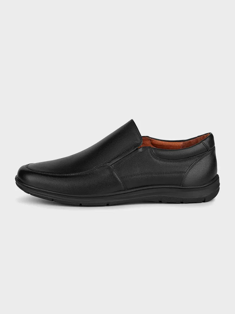 Klassiske Slip-on Herresko i Læder