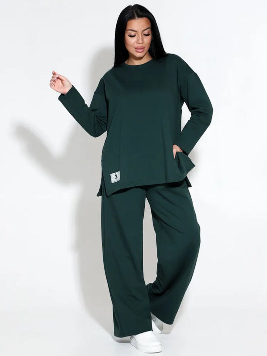 Minimalistisk Tracksuit Sæt - Klassisk og Komfortabel