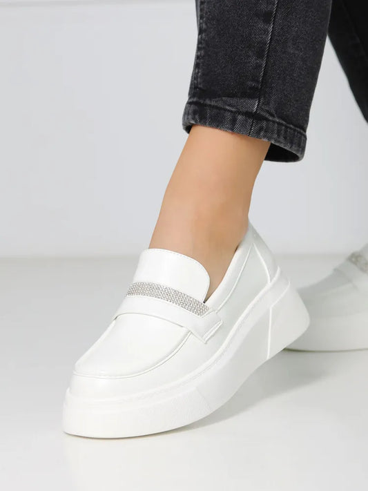 Moderne Slip-on Sko i Flerfarvet Design