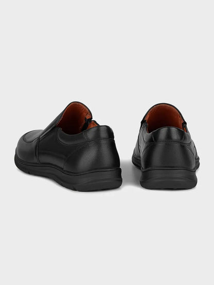 Klassiske Slip-on Herresko i Læder