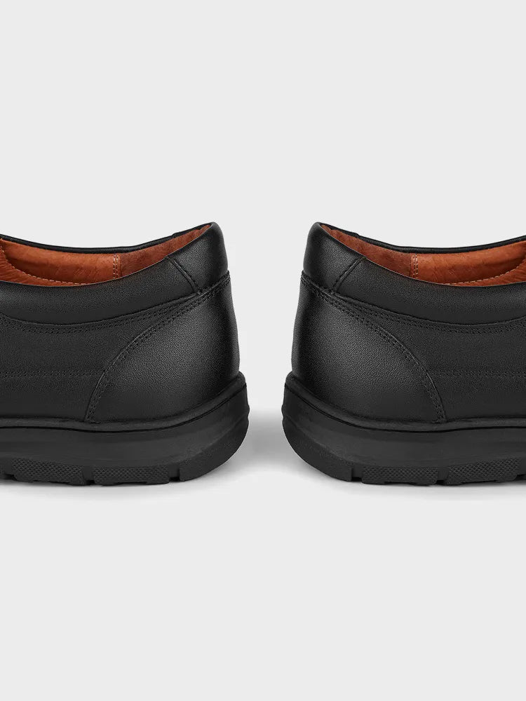 Klassiske Slip-on Herresko i Læder