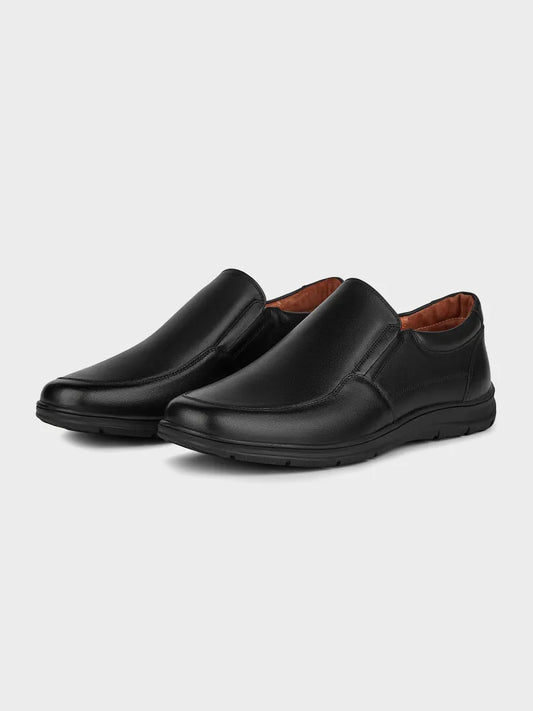 Klassiske Slip-on Herresko i Læder