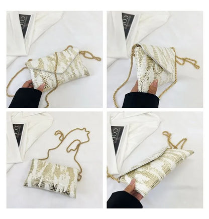 Eksklusive Designer Clutches i Assorterede Teksturer